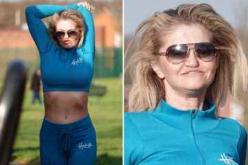 Danniella Westbrook muestra su esbelta figura a los 48 años con ropa ajustada para hacer ejercicio
