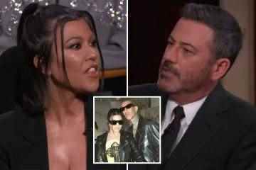 Kourtney SNAPS en Jimmy Kimmel en el aire por llamar a su boda en Las Vegas 'falsa'