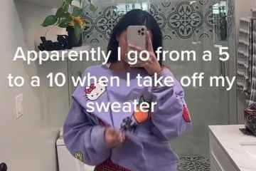 La gente dice que paso de un promedio de 5 a un total de 10 con solo quitarme el suéter.