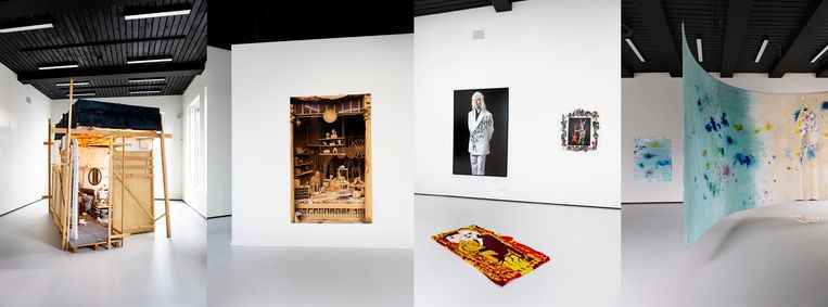 La exposición en Schiedam de los artistas nominados al Premio de Artes Visuales De Volkskrant 2022. Imagen Pauline Niks