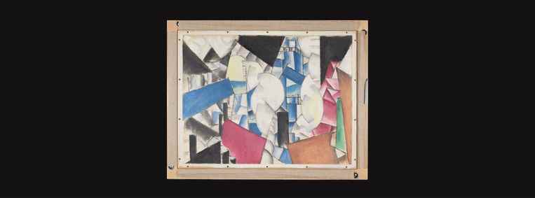 La obra de arte recién descubierta de Fernand Léger.  Imagen Fundación Colección Triton