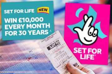 Números ganadores de Set For Life para el jueves 28 de noviembre Premio mayor de £ 10k al mes