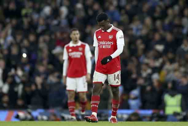 El Arsenal de Eddie Nketiah solo está enfocado en la carrera por el título de la Premier League.