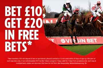 Bono Virgin Bet: reclama £ 20 en apuestas gratis cuando apuestas £ 10 en carreras hoy
