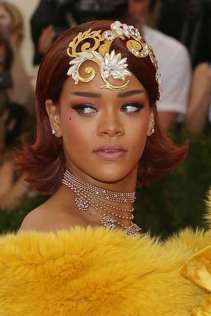 Rihanna en la Met Gala de 2015.