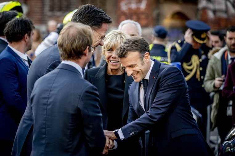 Le Premier ministre néerlandais Mark Rutte a reçu le couple Macron à Amsterdam la semaine dernière.  Si elle dépend du président français, l'Europe ne remettra plus son sort aux Etats-Unis.  Photo Photo Nouvelles