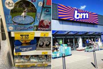 Les acheteurs se précipitent vers B&M pour attraper une mini-piscine pour 2,50 £ aux caisses