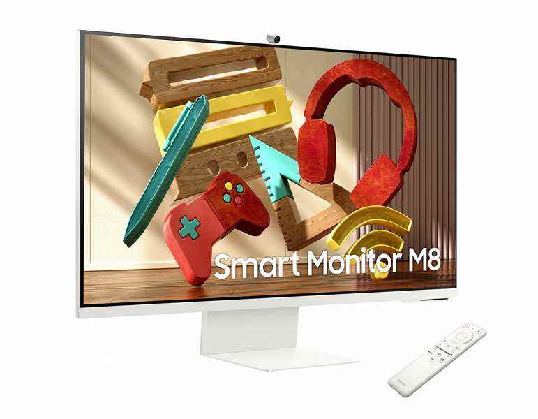 Samsung Electronics Smart Monitor M8 kavramsal monitör, bazı görevleri bilgisayar olmadan çözmenize olanak tanır