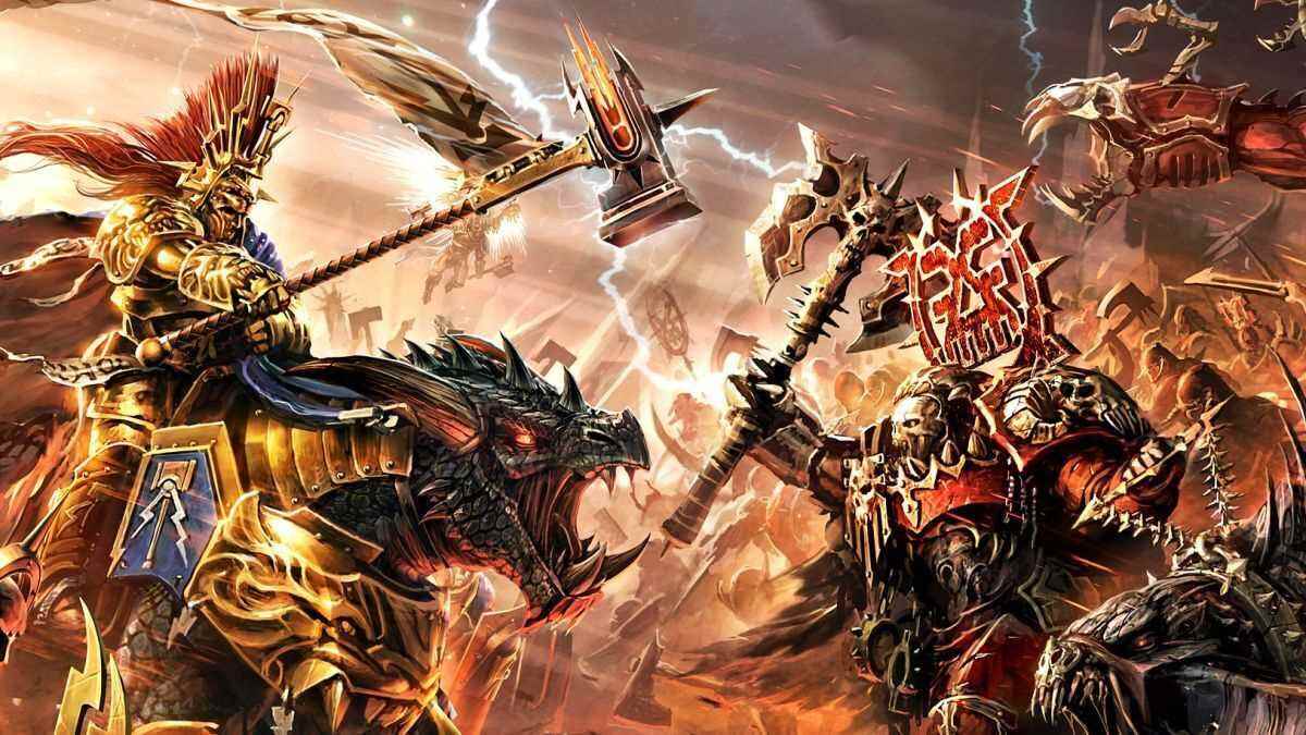 Warhammer: Age of Sigmar masaüstü oyunundan alınan görüntü