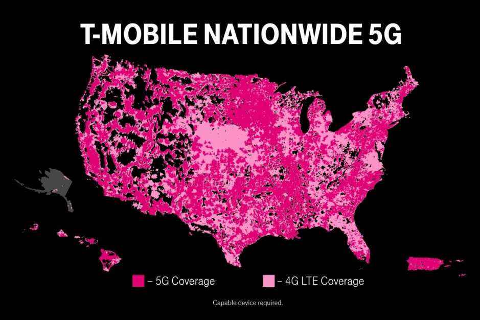T-Mobile'ın 5G'si, herhangi bir kısıtlama ve güvenlik endişesi olmaksızın hemen hemen her yerde mevcuttur.  - T-Mobile, sektör lideri 5G'nin kullanımının tamamen güvenli olduğunu bilmenizi istiyor