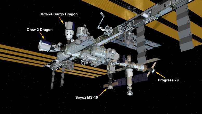 ISS Yapılandırması SpaceX Kargo Ejderhası