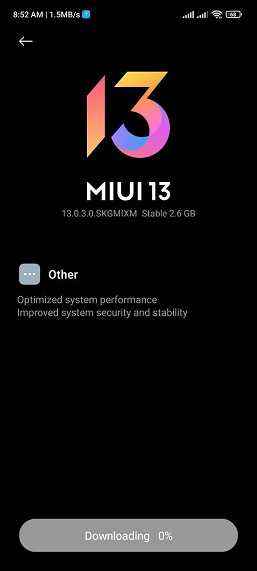 Uluslararası Redmi Note 10, Redmi Note 10 Pro ve Mi 11 Lite için piyasaya sürülen Android 12 tabanlı MIUI 13