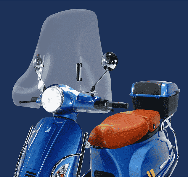 Vespa'dan ilham alan tasarımıyla Komaki Venice elektrikli scooter tanıtıldı