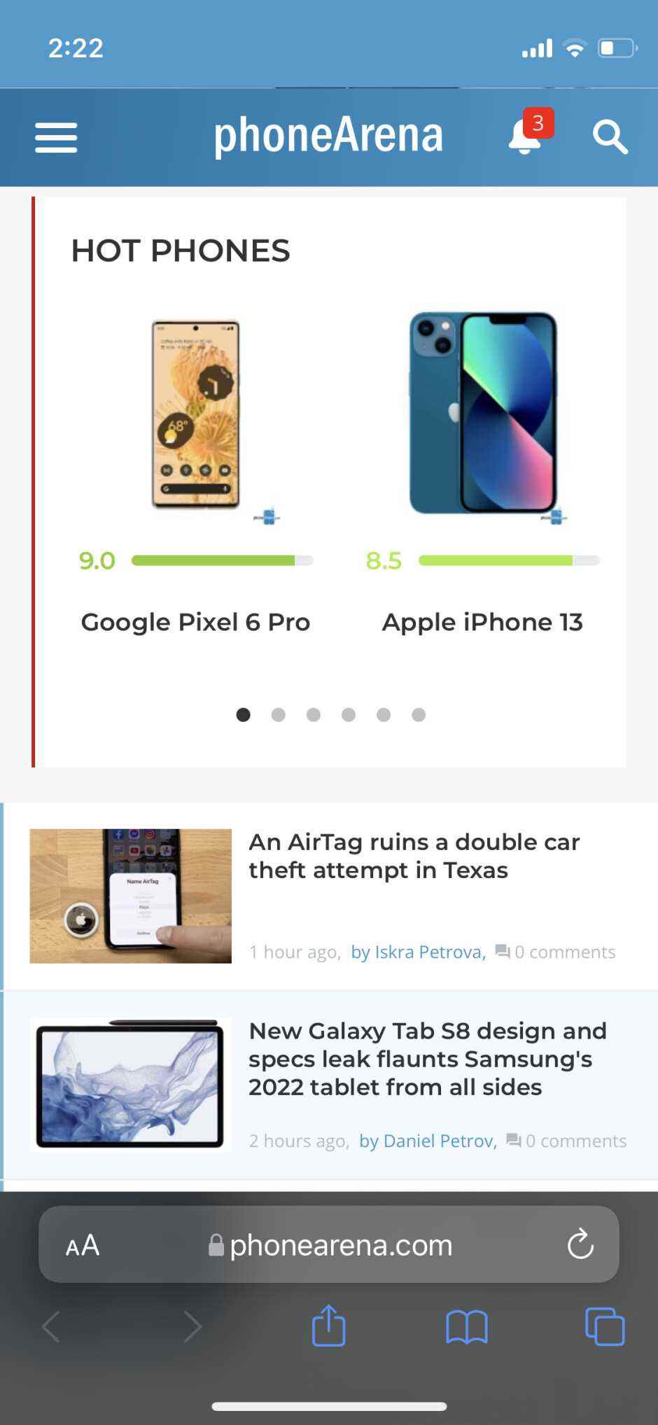 Yeni Safari arayüzü - En iyi iPhone 13 ipuçları &  bilmeniz gereken hileler