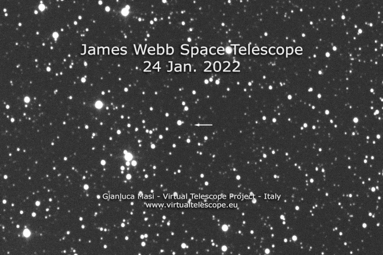 Dünyadan James Webb Uzay Teleskobu