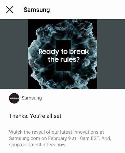 Samsung, 9 Şubat'ta imkansızı mümkün kılacak.  Galaxy S22 akıllı telefonlar bu gün tanıtılacak