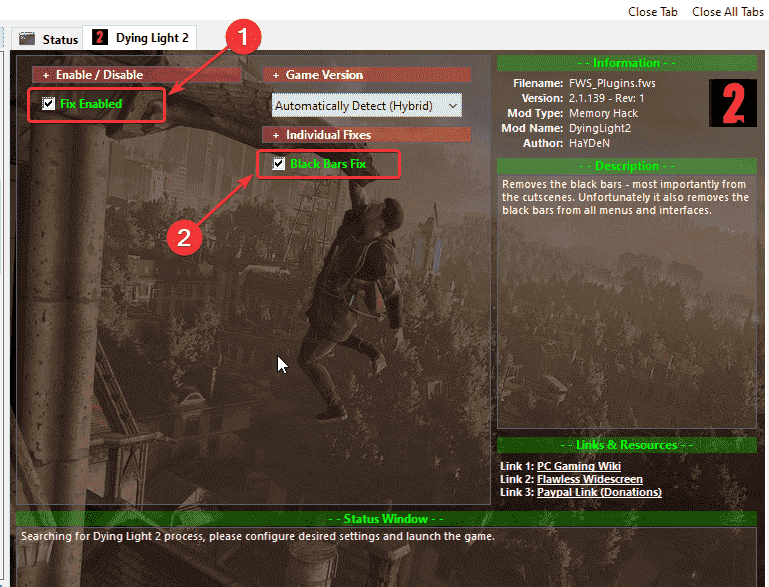 Buradaki düzeltmeyi etkinleştirmek, Dying Light 2 Ultrawide sorunlarını çözecektir.