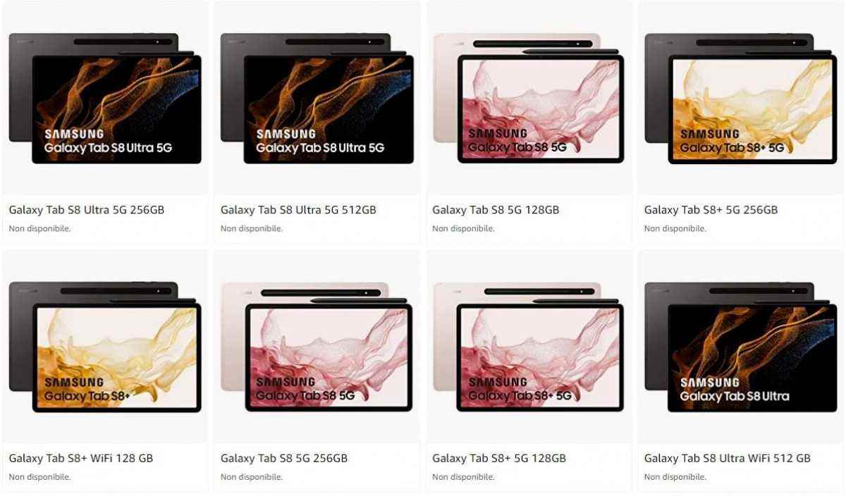 Samsung Galaxy Tab S8 sızıntısı