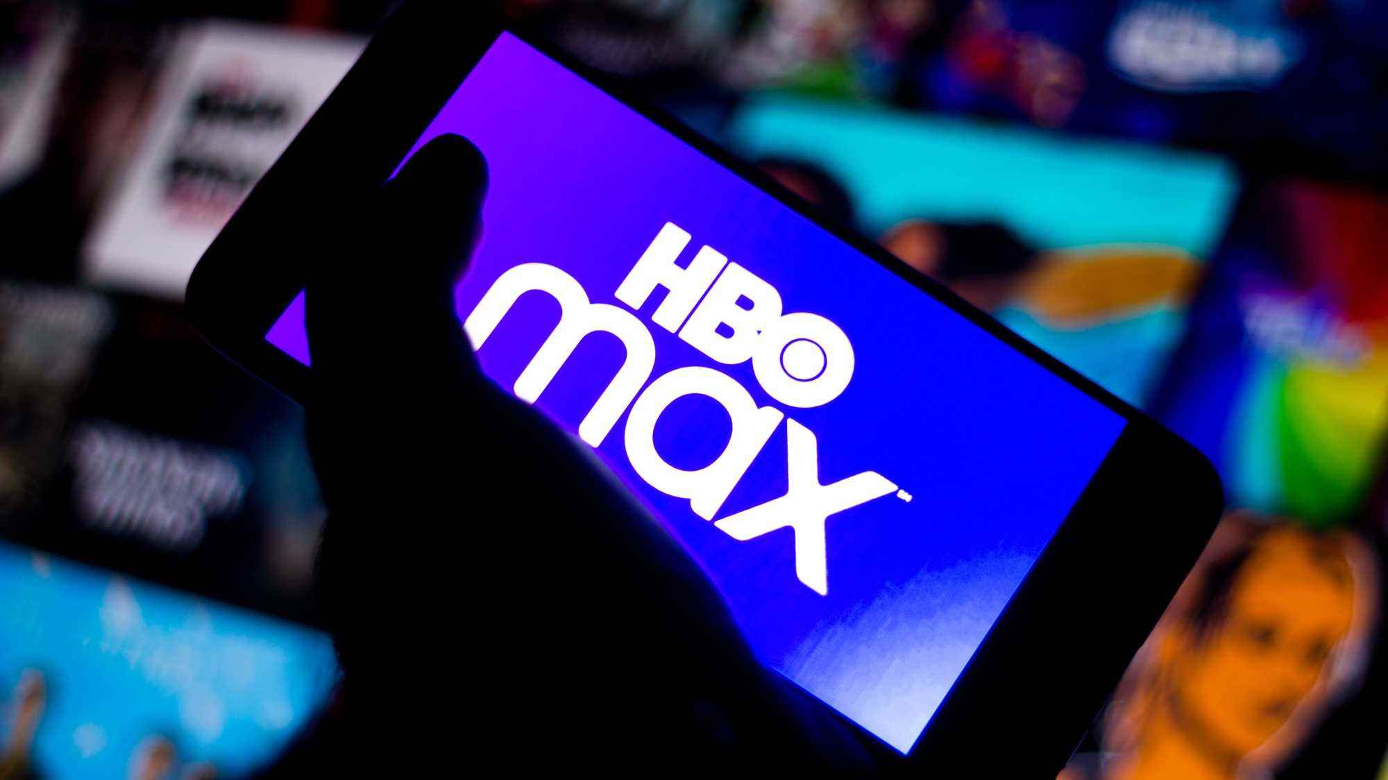 Akıllı telefon ekranında HBO Max logosu