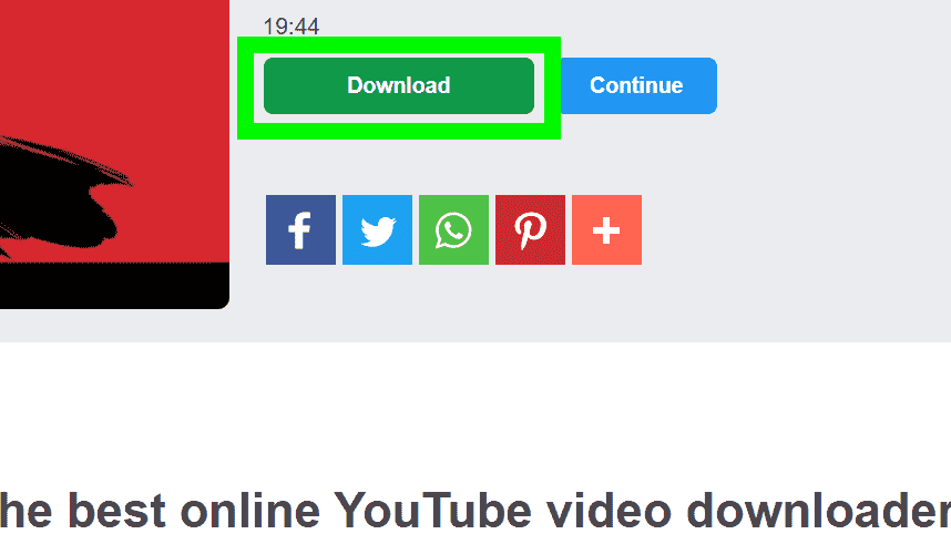 YT5s.com'dan YouTube videolarını indirmek için İndir düğmesini vurgulayan bir kutu