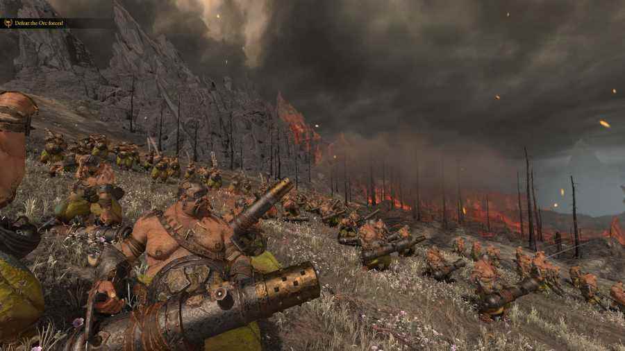 Total War: Warhammer 3 incelememiz sırasında bir dev savaşına katılan öncüler