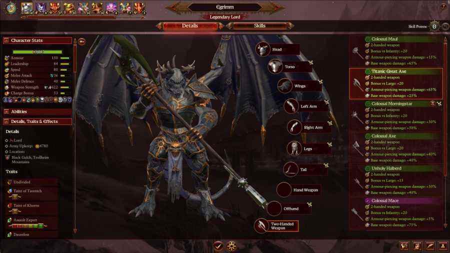 Total War: Warhammer 3 incelememiz sırasında Efsanevi bir Lord inşa etmek