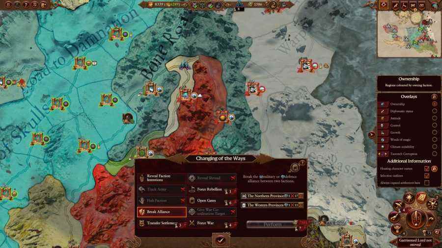 Total War: Warhammer 3 incelememizde Yolları Değiştirmeyi Tzeentch Olarak Kullanmak