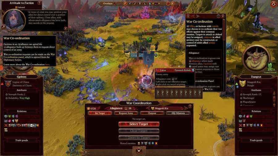 Total War: Warhammer 3 incelememiz sırasında bir savaşı koordine etmek