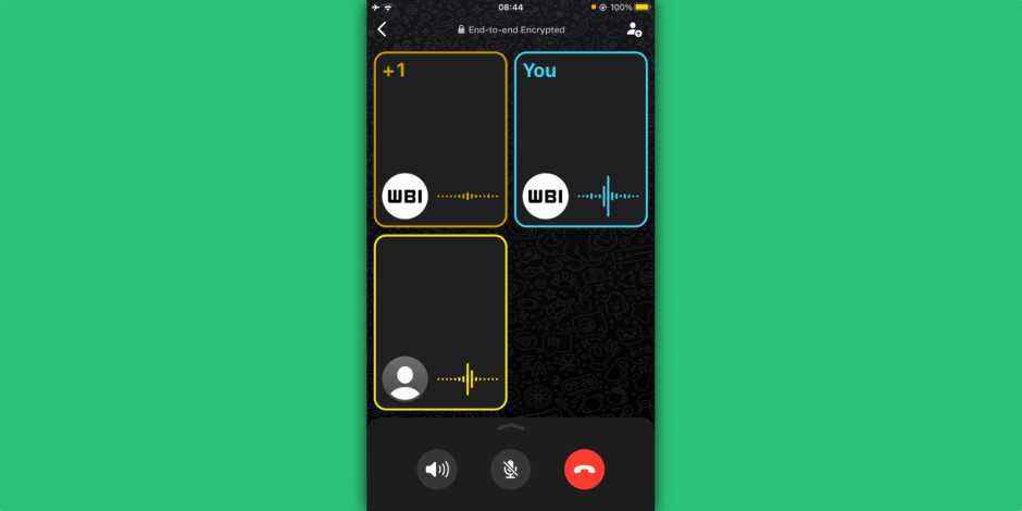 İOS için WhatsApp, çalışmalarda yeniden tasarlanmış bir sesli arama kullanıcı arayüzüne sahip