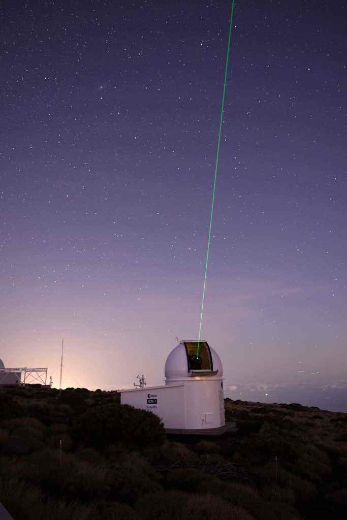 Tenerife Uzay Enkazında Lazer Uzaklaştırma İstasyonu