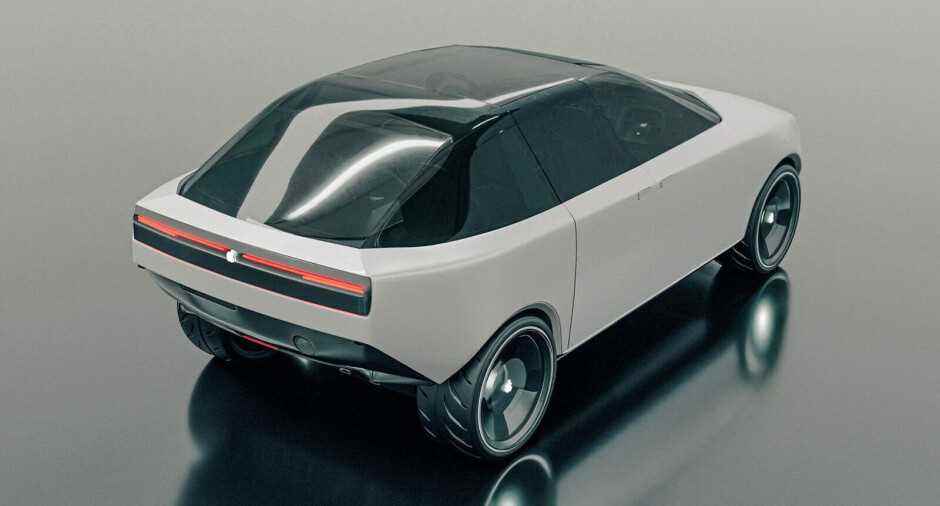 Olası bir Apple Car tasarımı için patent tabanlı bir render - Apple Car, yeni bir rapor bir test otopilot çip siparişini gösterdiğinden gerçeğe doğru ilerliyor