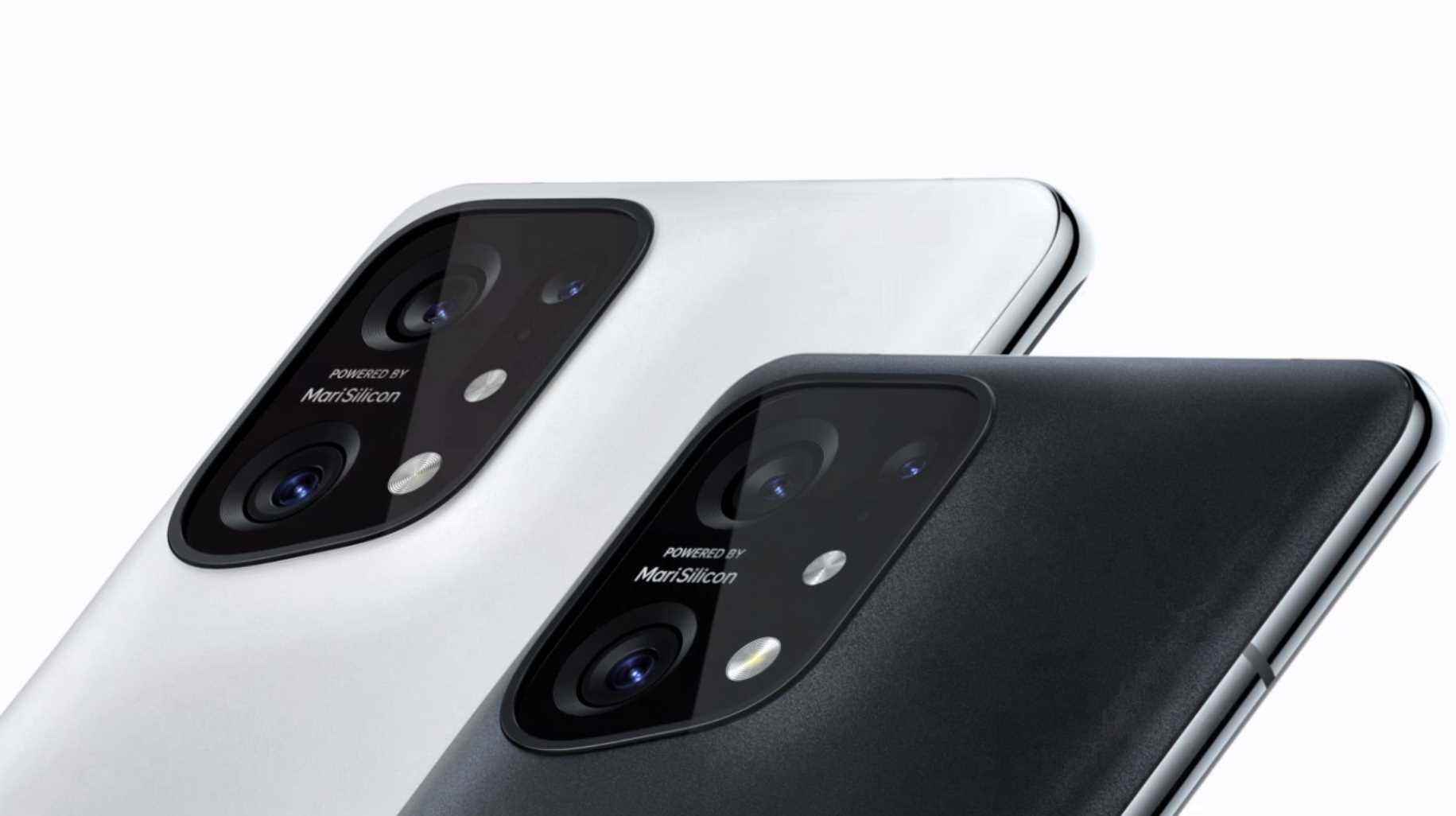 Kamera bloklarına odaklanan iki Oppo Find X5