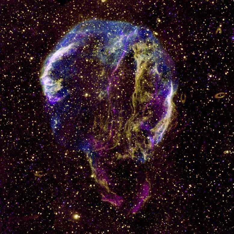 Cygnus Loop Supernova Remnant Composite