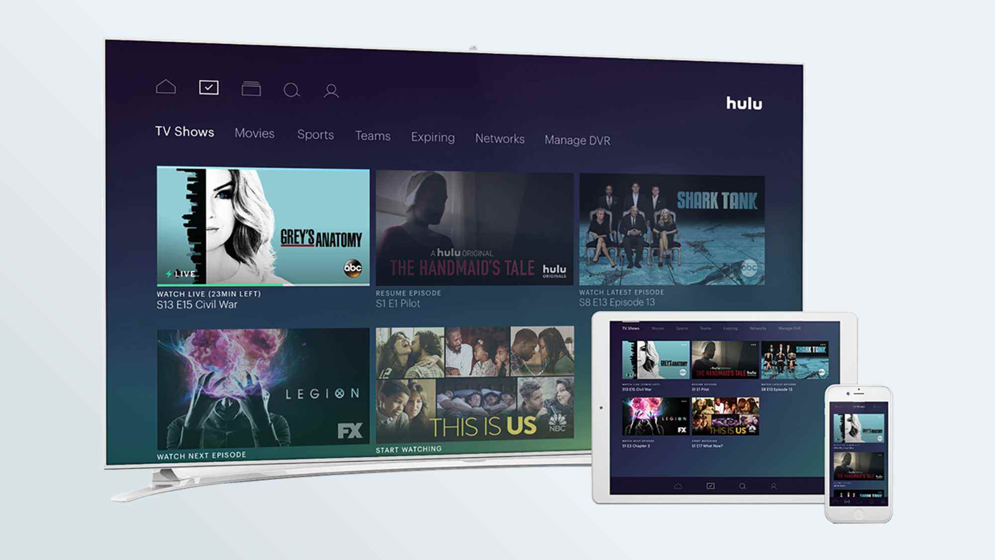 Kablo TV alternatifi: Canlı TV'li Hulu