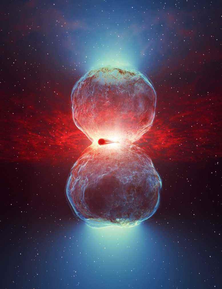 Nova Patlamasının Ardından Beyaz Cüce ve Kırmızı Dev İkili Sistem