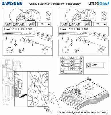 Samsung, tamamen yeni bir form faktöründe çok karmaşık, kısmen şeffaf, esnek bir akıllı telefon üzerinde çalışıyor