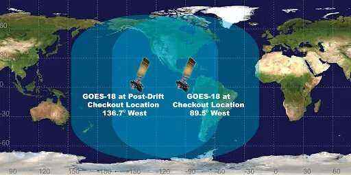 NOAA'nın GOES-T'si, şimdi GOES-18 olarak adlandırılan coğrafi yörüngeye ulaştı