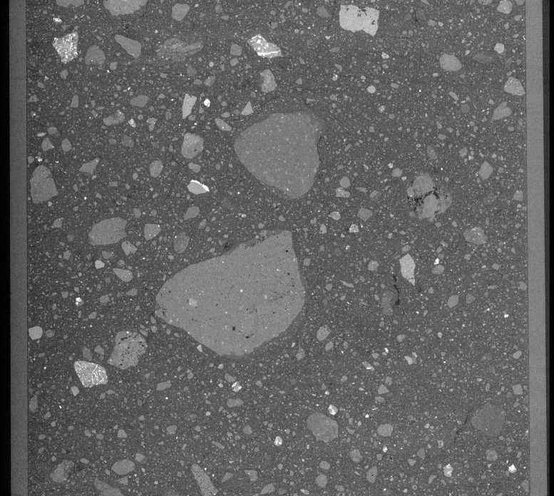 Apollo 17 Ay Çekirdeği Örneği 73001 X-Ray Bilgisayarlı Tomografi