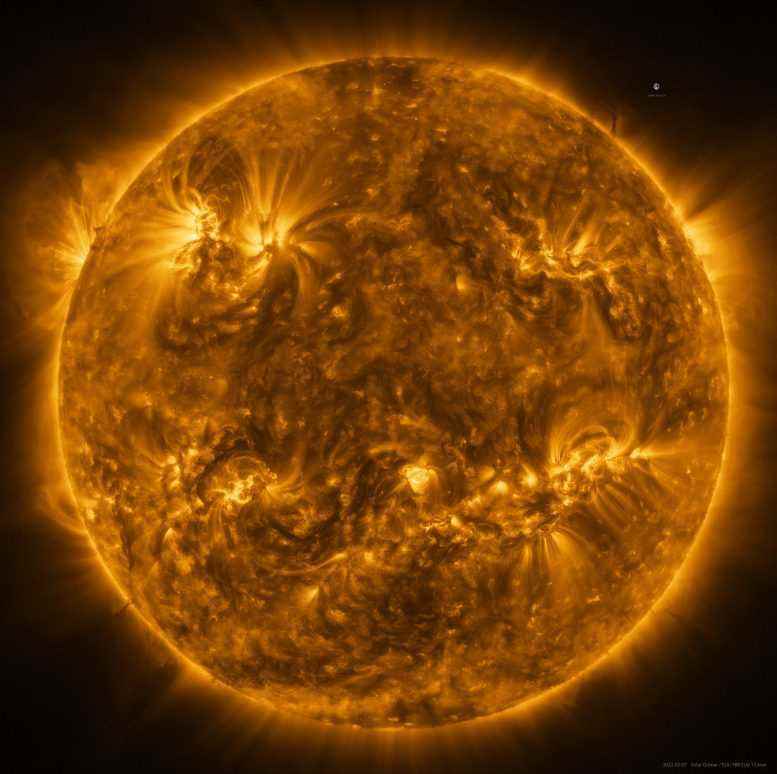 Solar Orbiter, Aşırı Ultraviyole Işıkta Güneşi Yakalıyor