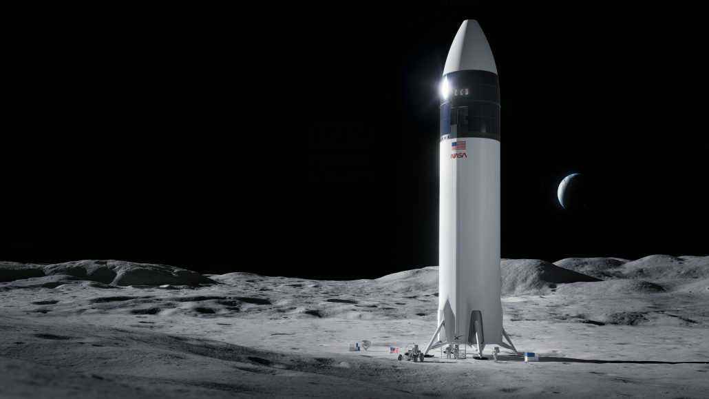 SpaceX Yıldız Gemisi NASA aya iniş aracı