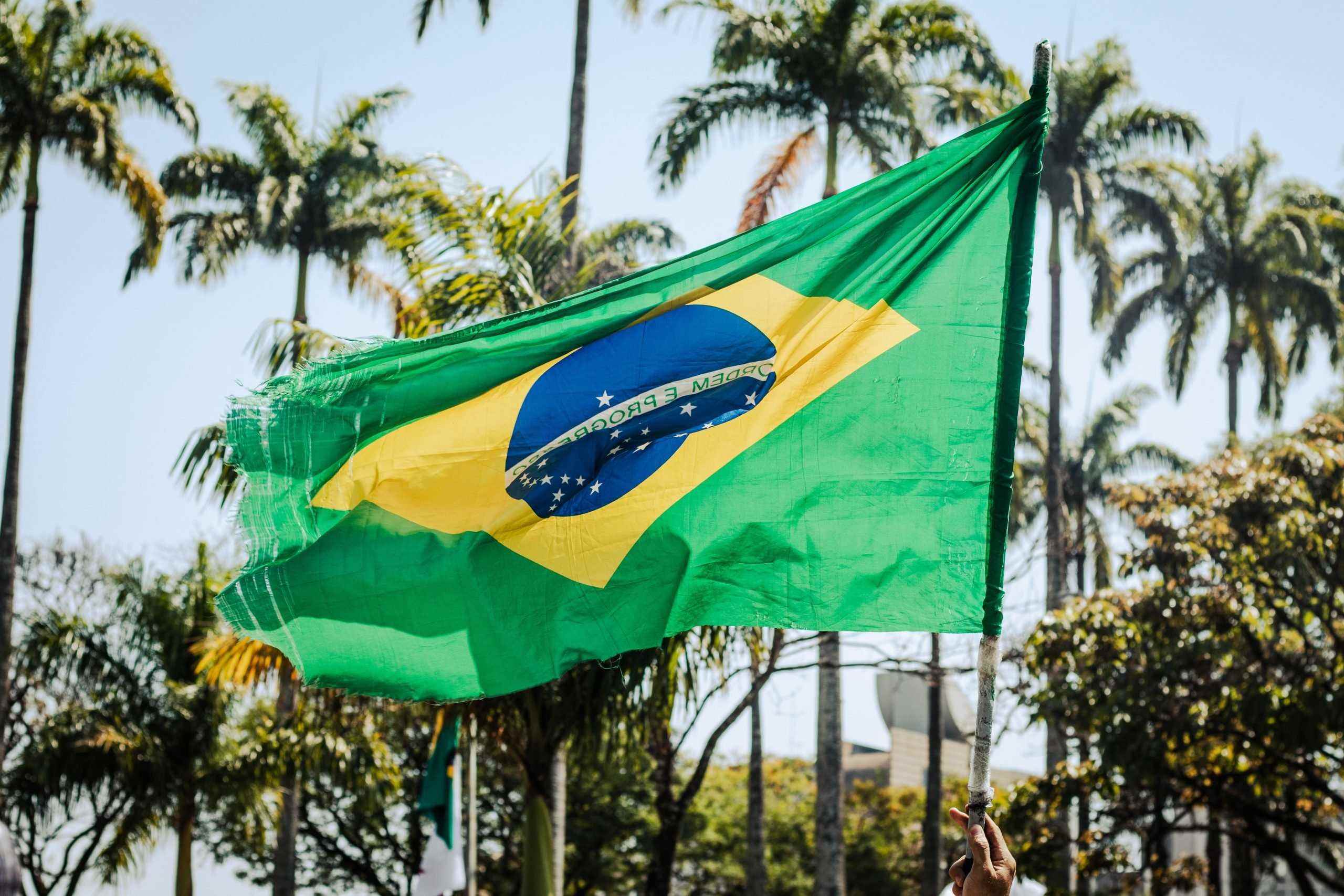 Brezilya bayrağı.