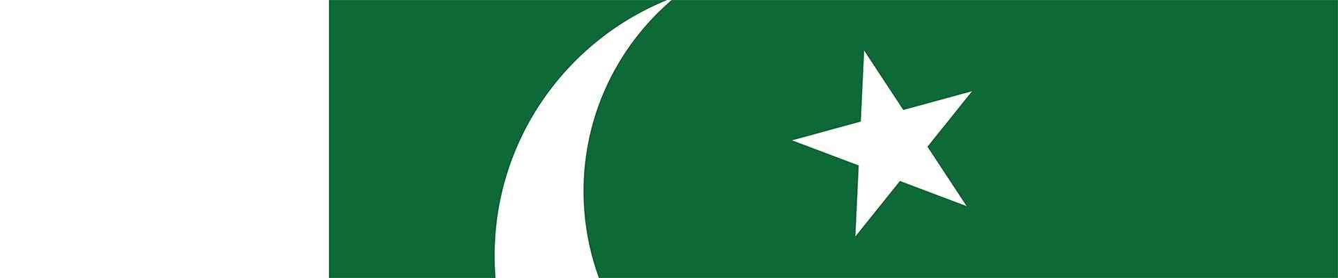 Pakistan bayrağının bir parçası