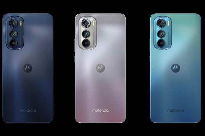 Motorola Edge 30 renk seçenekleri.