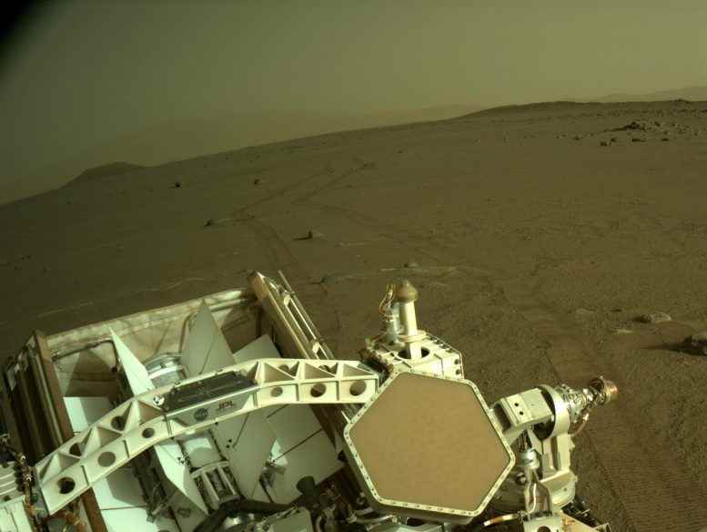 Mars Perseverance Rover Tekerlek Paletleri Sol 388