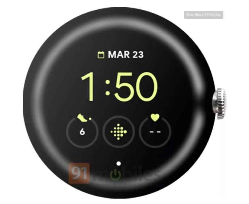 Pixel Watch Render, Fitbit entegrasyonunu ortaya koyuyor - Geliyor!!!  Google, Pixel Watch adına ticari marka başvurusunda bulundu
