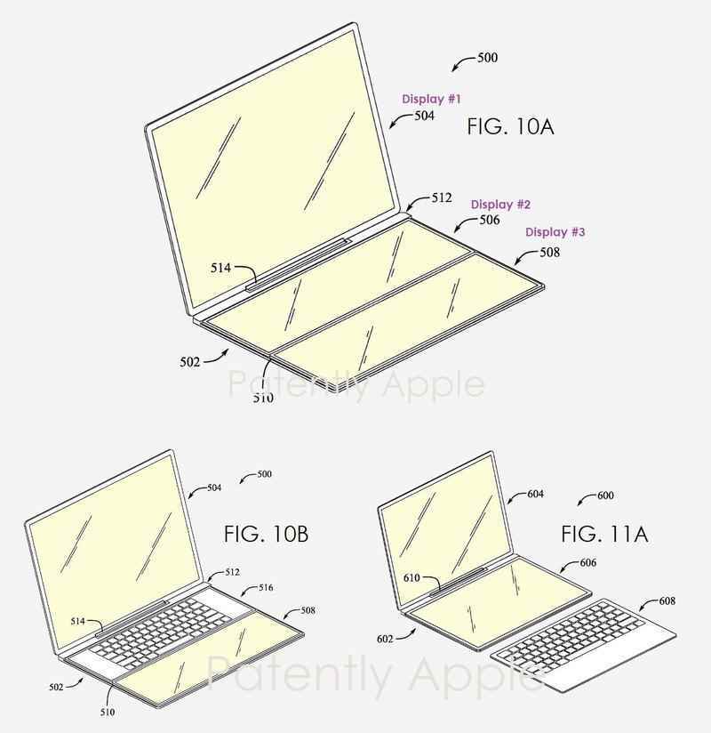 Apple Patent 2022 Çift Ekran