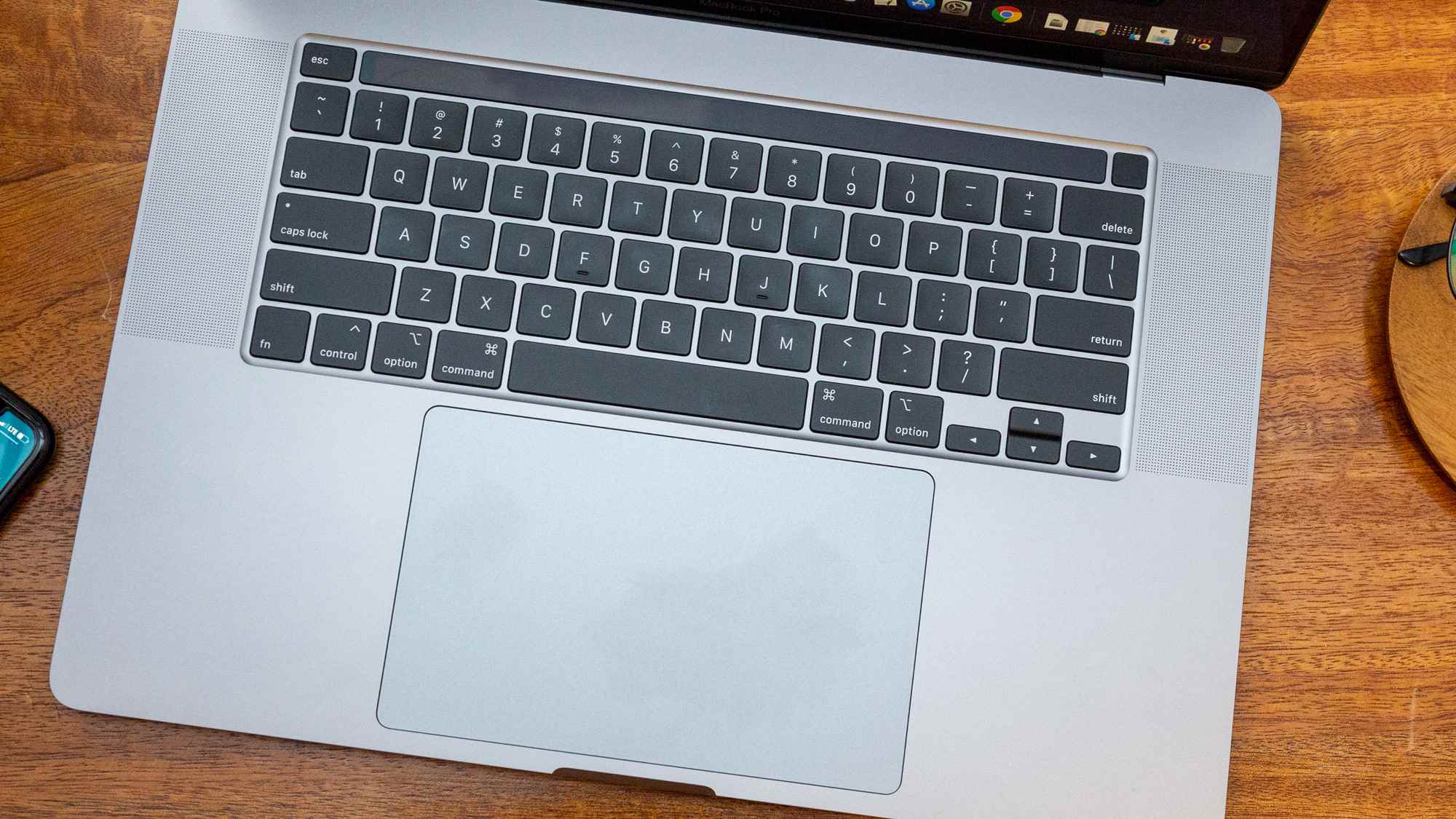 En İyi MacBook'lar - 16 inç MacBook Pro klavye