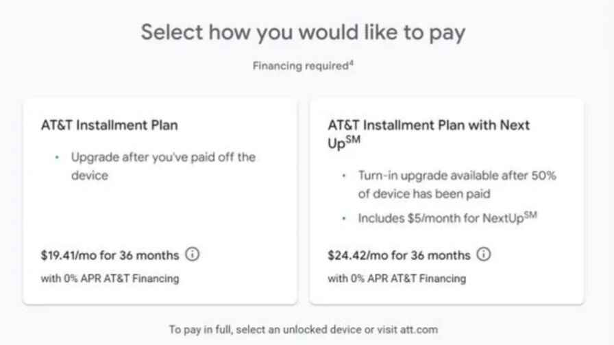 AT&T varyantını seçin ve operatörden bir SIM kart alın ve 24 yerine 36 ay boyunca finanse edin - Pixel 6 serisi artık AT&T için yapılandırıldığında, AT&T müşterilerinin bilmesi gerekenler burada