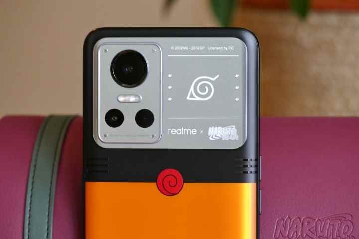 Realme x Naruto GT Neo 3'ün kamera modülü.