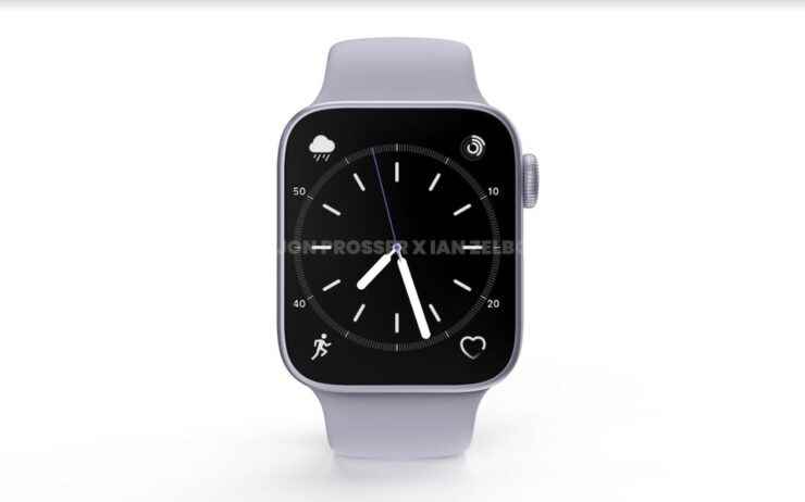 Apple Watch Series 8 Düz Kenarlı Ekran Tasarımı